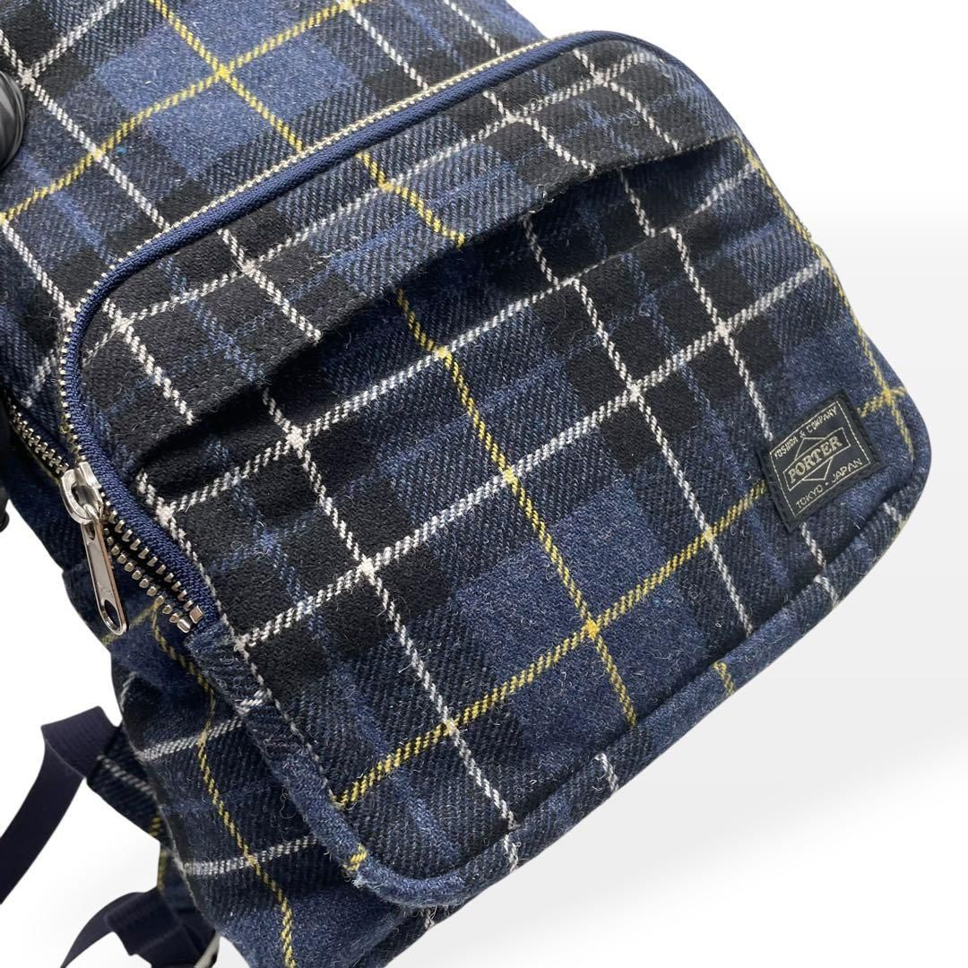 HEAD PORTER ミニリュック チェック 新品タグ付き 廃盤モデル 極美品 希少 HEAD PORTER リュック チェック柄 廃盤モデル - メルカリ