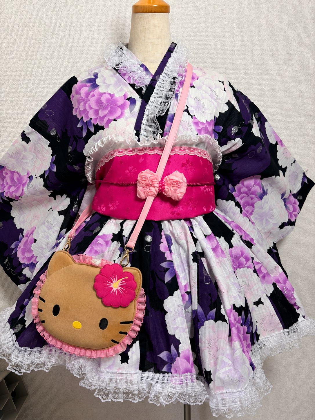 可愛さ抜群???浴衣ドレス　ギャル