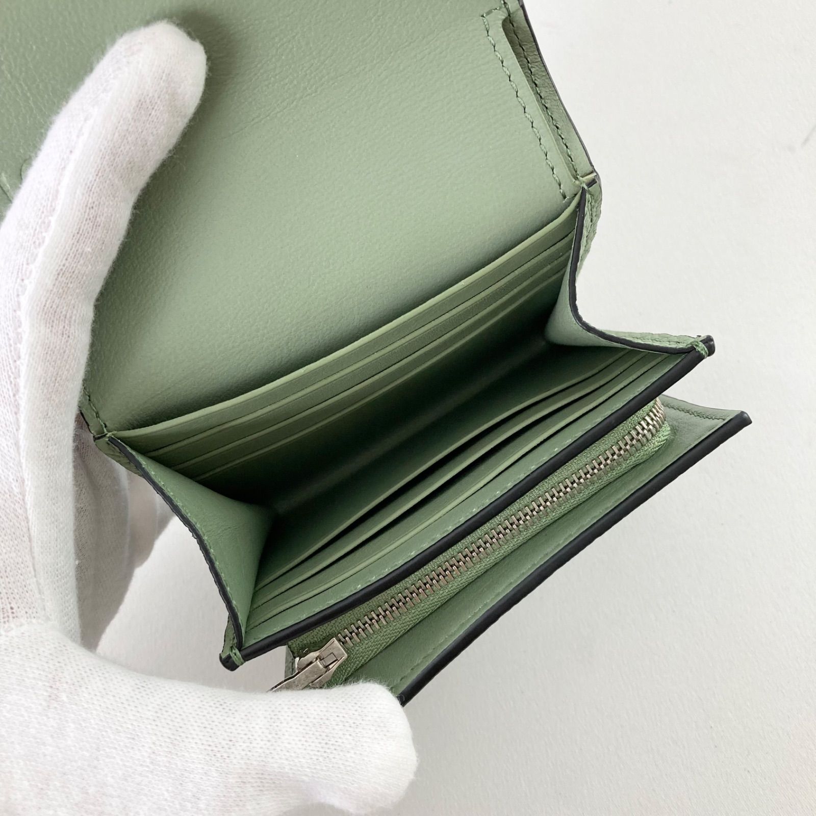LOEWE ロエベ アナグラム トライフォールド ウォレット 財布 スモール