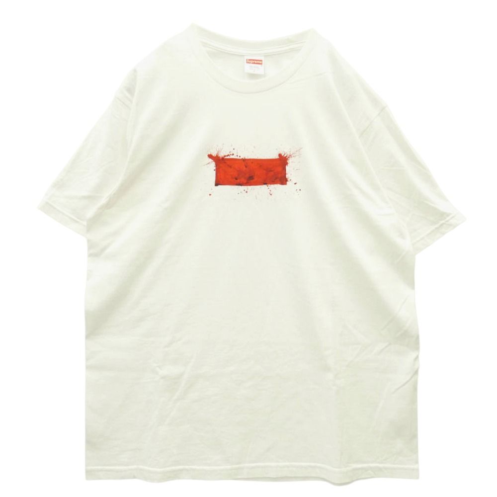 Supreme シュプリーム 22SS Ralph Steadman Box Logo Tee ラルフステッドマン ボックスロゴ Tシャツ 半袖カットソー ホワイト系 L【中古】