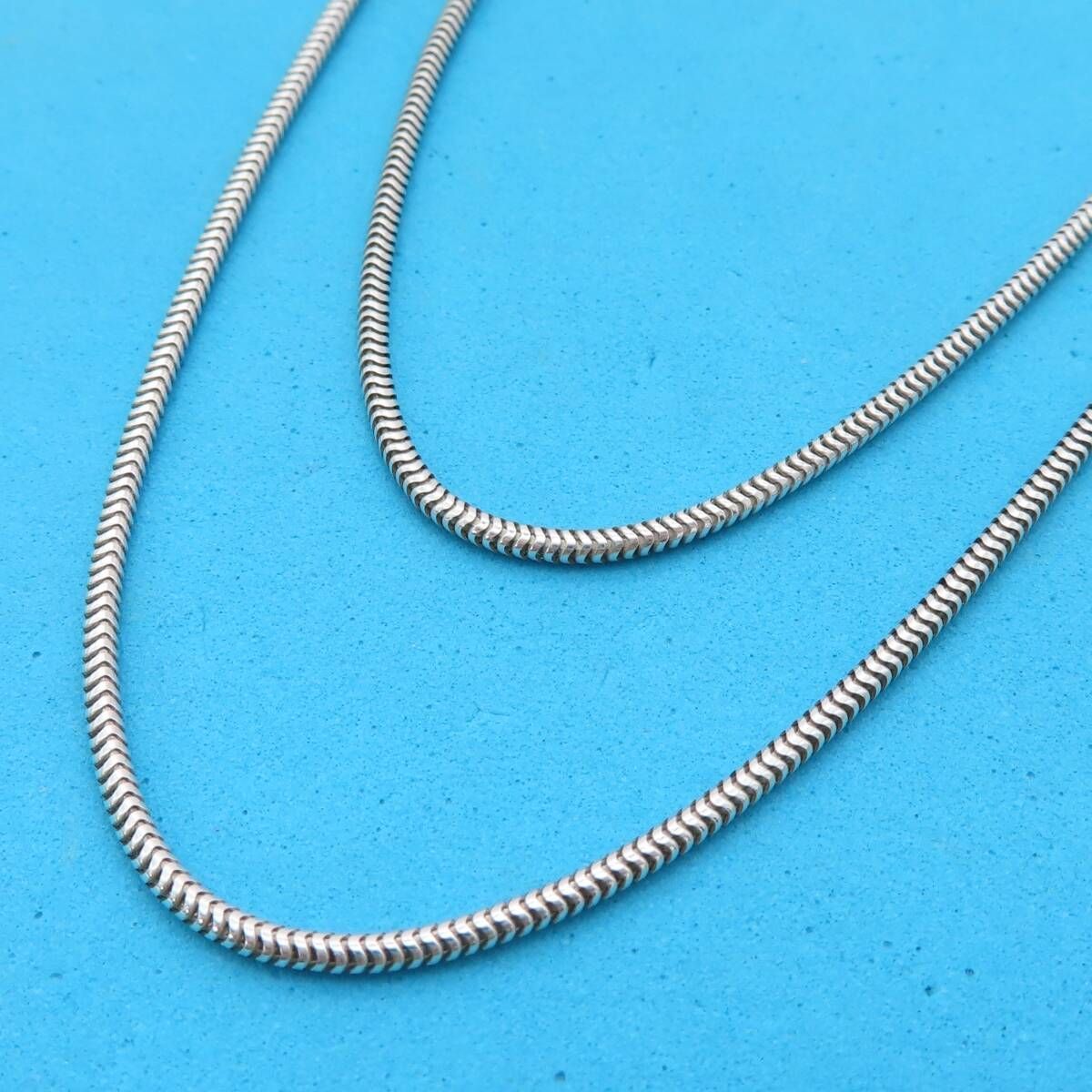 希少 美品 Tiffany&Co. ティファニー ロング スネーク チェーン