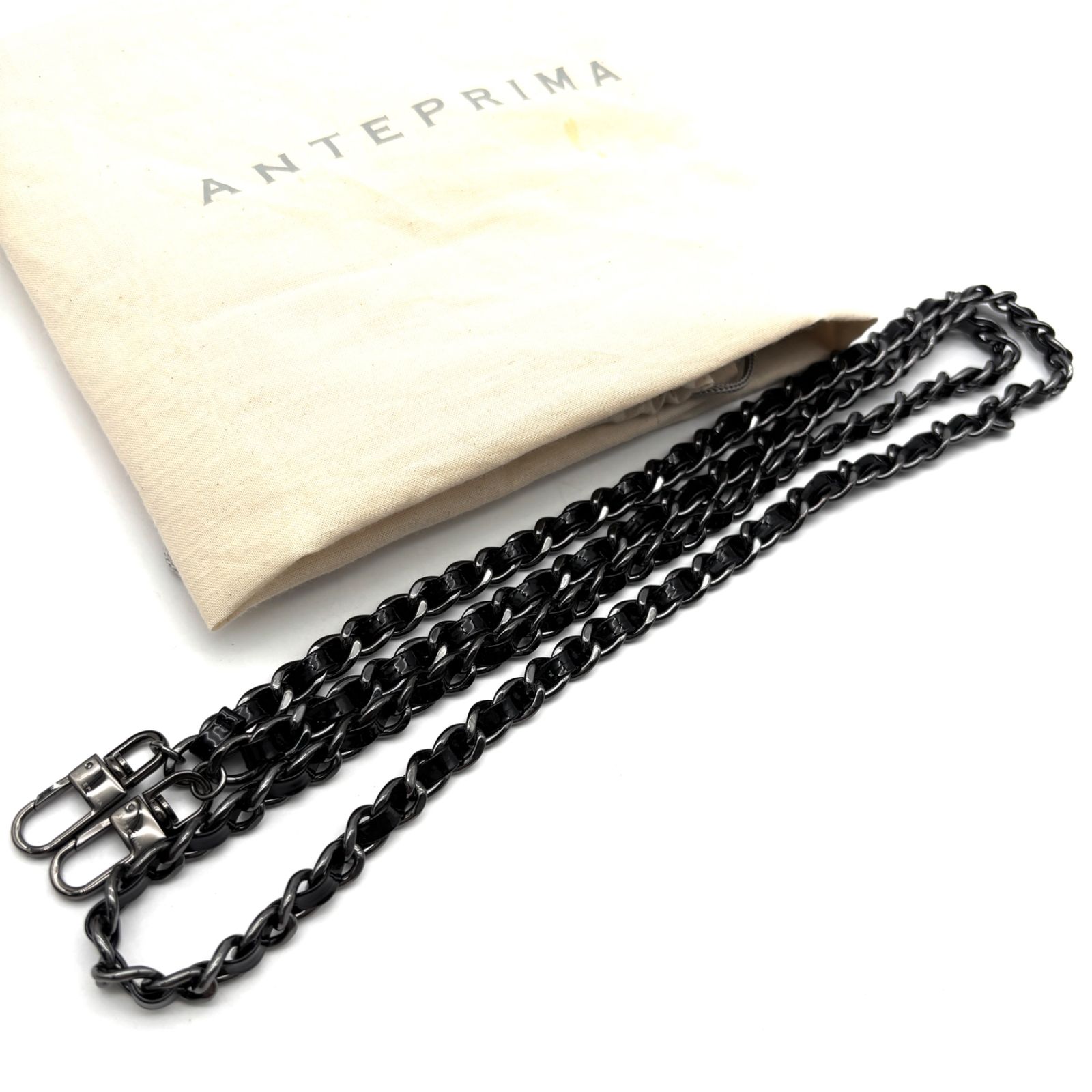 ANTEPRIMA クロスタッロフィオッコ 2way ワイヤー リボン 黒 極美品 アンテプリマ ANTEPRIMA クリスタッロフィオッコ 2way