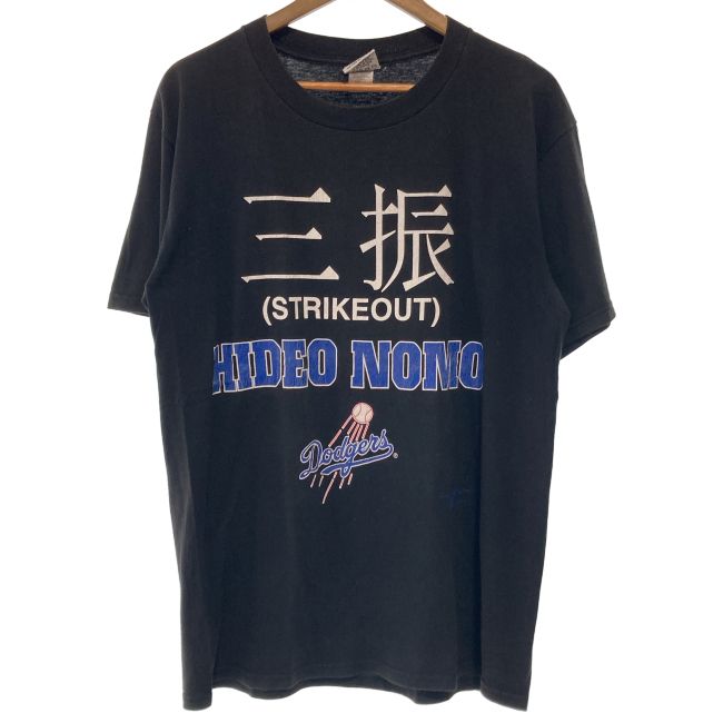 中古】 NUTMEG Tシャツ 半袖 トップス クルーネック プリント 野茂英雄