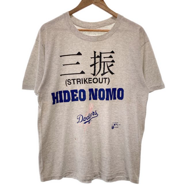 中古】 NUTMEG Tシャツ 半袖 トップス クルーネック プリント 野茂英雄