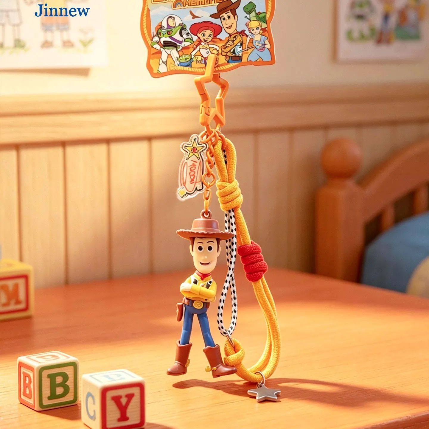 Jinnew TOPTOY イストーリー5 キーホルダー 2点セット ウッディ バズ