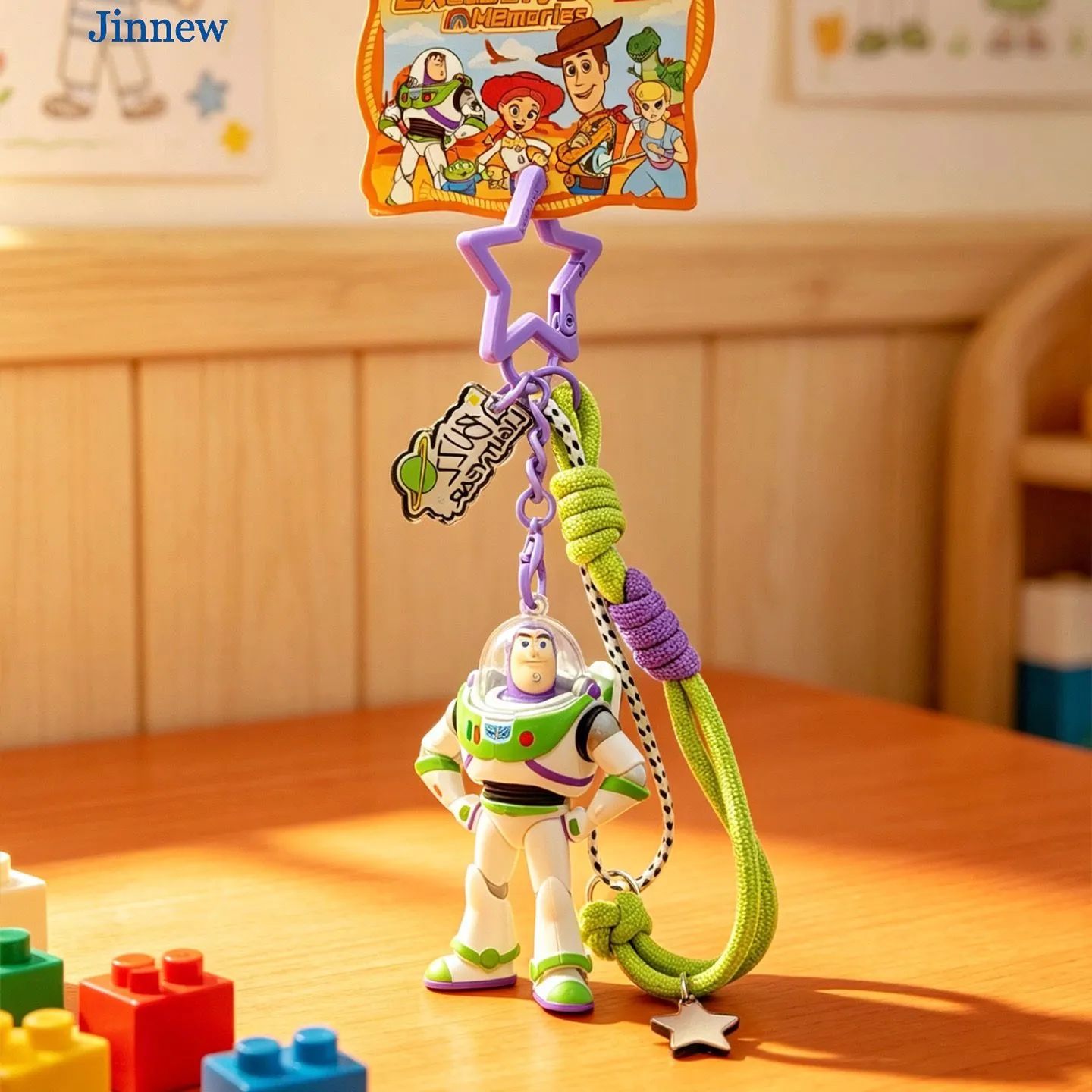 Jinnew TOPTOY イストーリー5 キーホルダー 2点セット ウッディ バズ