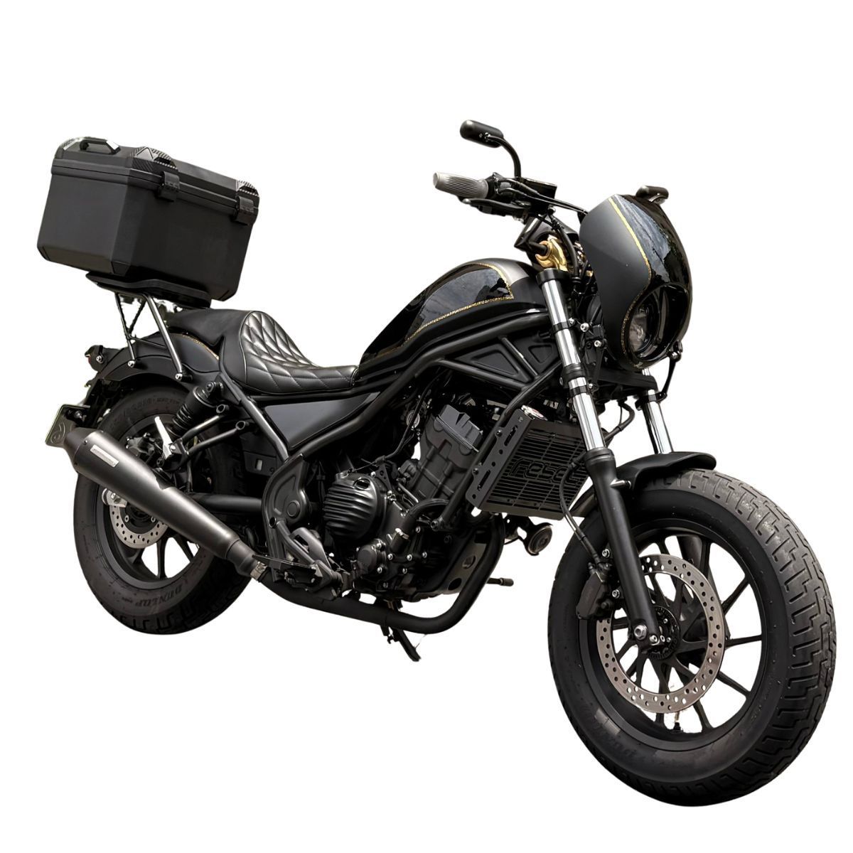 予約販売】次回入荷分受付中 レブル250/500用リアキャリア＆リア