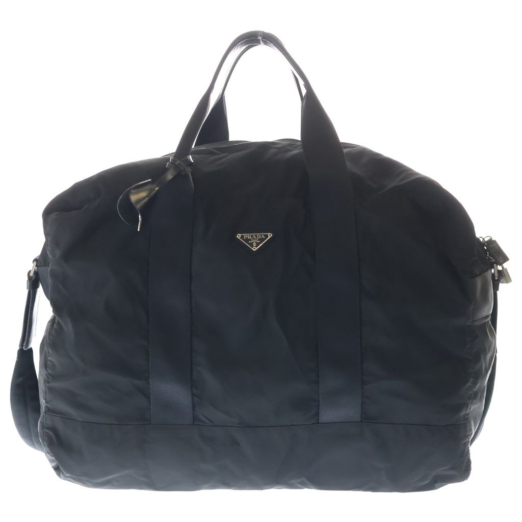 PRADA (プラダ) サフィアーノ 三角プレート ナイロン 2WAY ショルダー