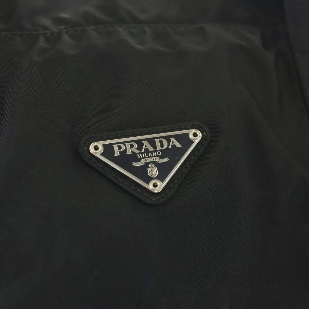 PRADA (プラダ) サフィアーノ 三角プレート ナイロン 2WAY ショルダー