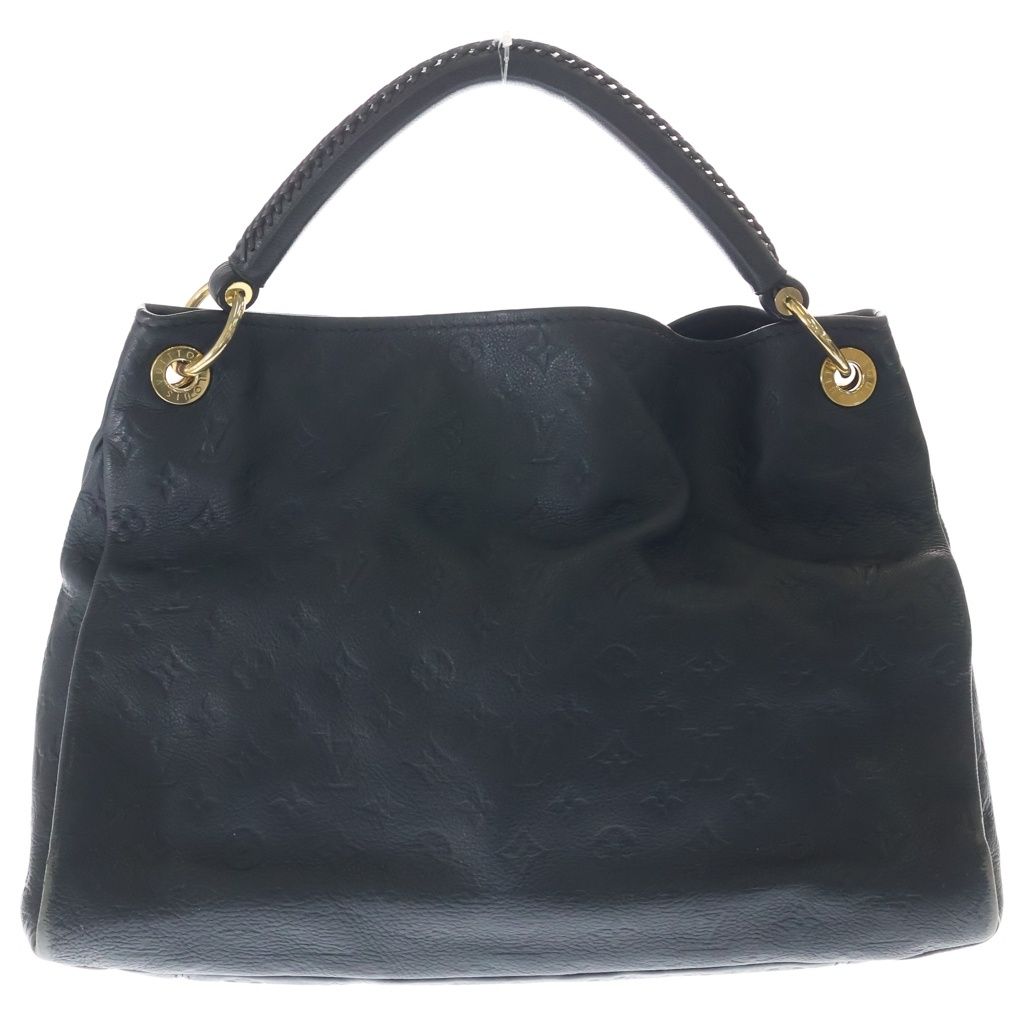 LOUIS VUITTON (ルイヴィトン) モノグラムアンプラント アーツィーMM レザー ゴールド金具 ハンドバッグ トートバッグ ブラック M93448