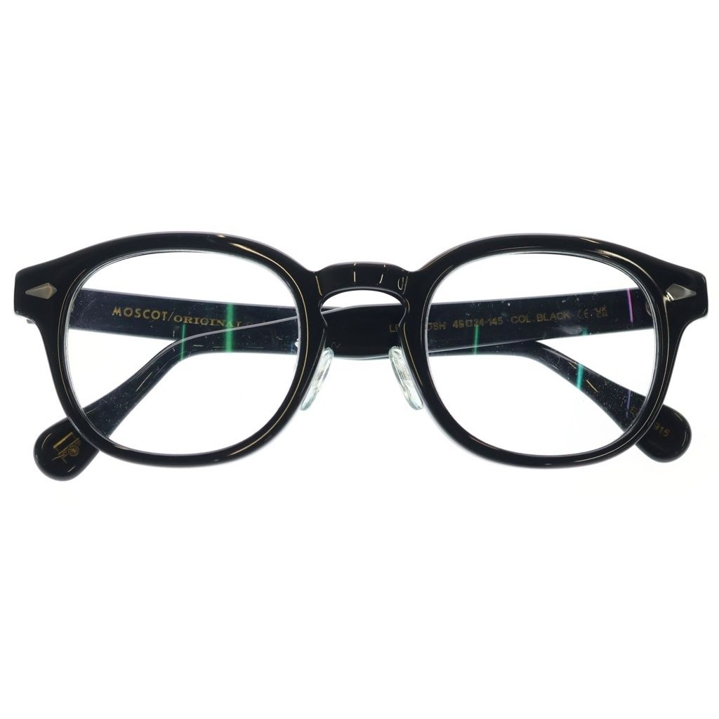 MOSCOT (モスコット) LEMTOSH レムトッシュ 眼鏡 メガネ アイウェア ブラック 度入り