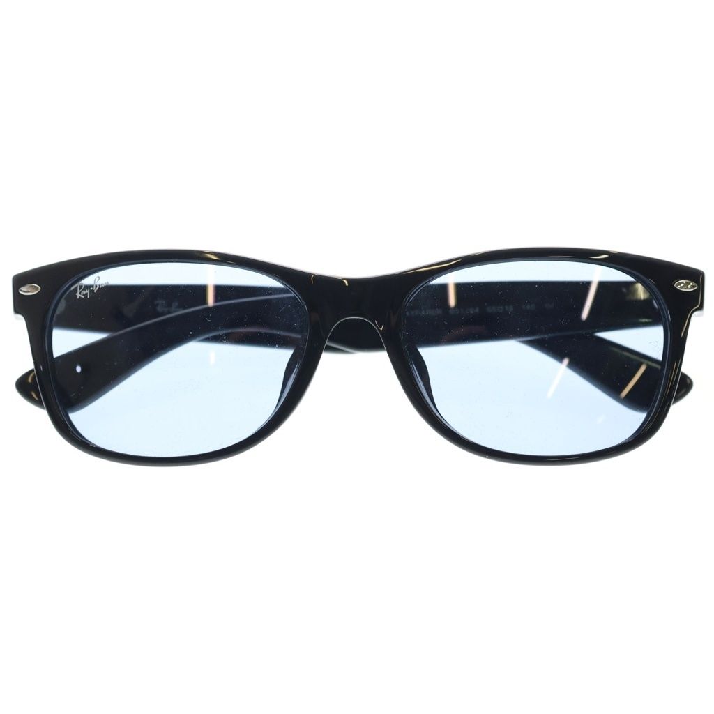 Ray Ban (レイバン) NEW WAYFARER CLASSIC ニューウェイファーラー サングラス アイウェア カラーレンズ ブラック/ブルー RB2132-F