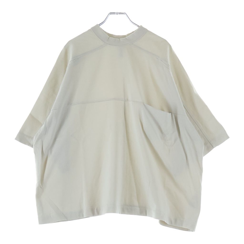 entire studios (エンタイア スタジオ) HEAVY POCKET TEE ヘビーポケットT クルーネック半袖Tシャツカットソー ホワイト ES2361RIS