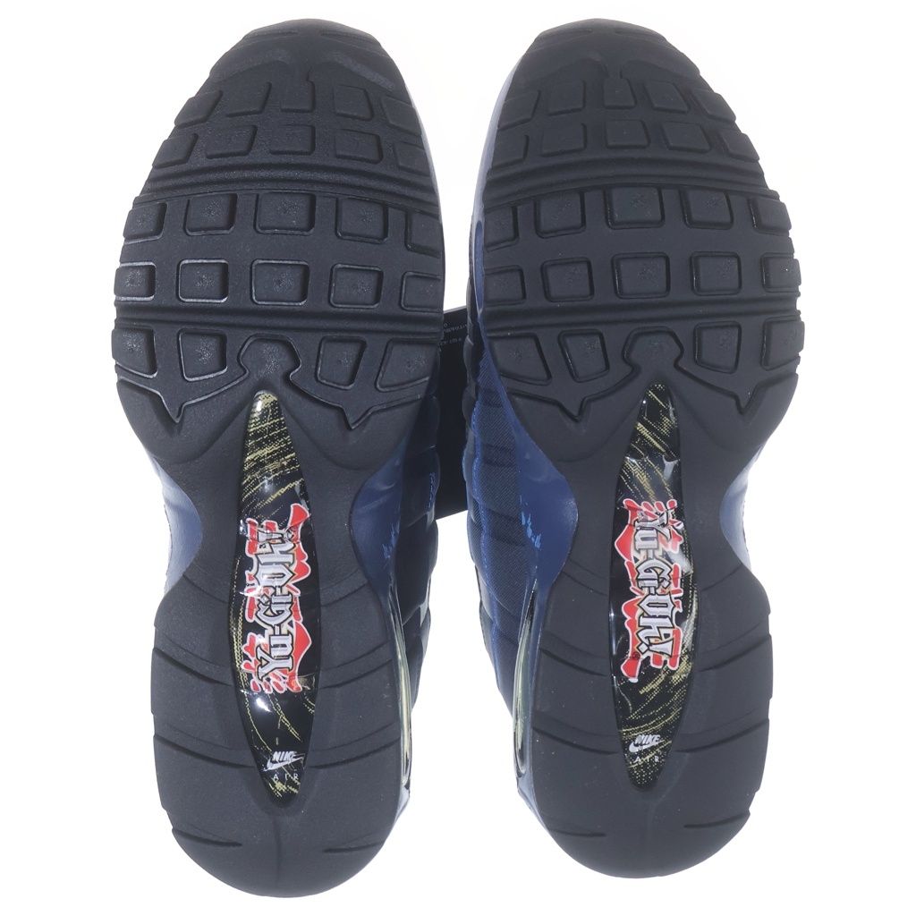 NIKE ナイキ ×遊戯王 Air Max 95 Air Muscle/Joey II7404-400 エアマックス95 エアマッスル/ジョーイ ローカットスニーカー ブルー US10/28.0cm NIKE (ナイキ) ×Yu-Gi-Oh! AIR MAX 95 AIR MUSCLE JOEY II7404-400