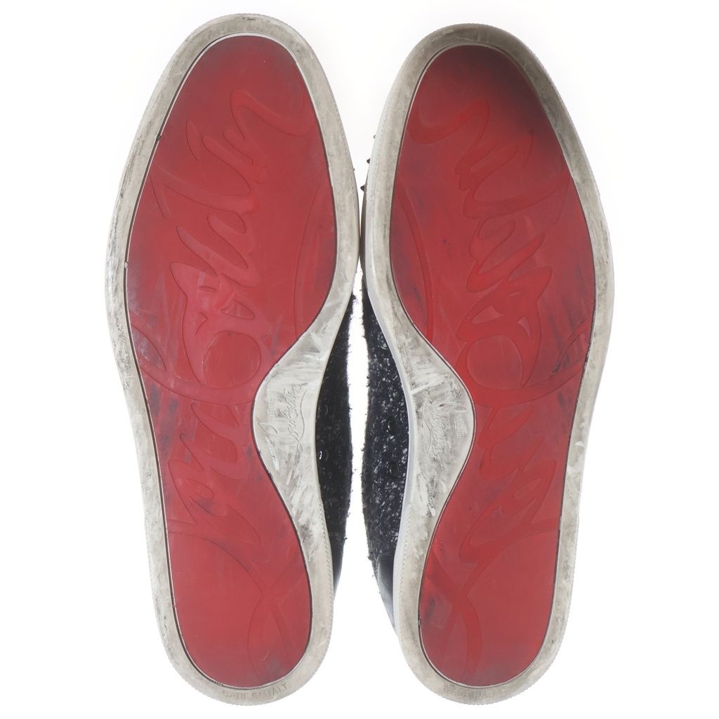 CHRISTIAN LOUBOUTIN (クリスチャンルブタン) ツイードコンビスタッズ