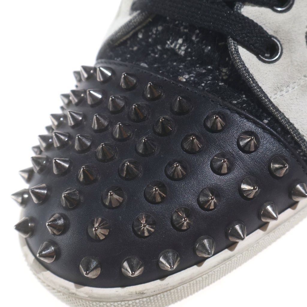 CHRISTIAN LOUBOUTIN (クリスチャンルブタン) ツイードコンビスタッズ