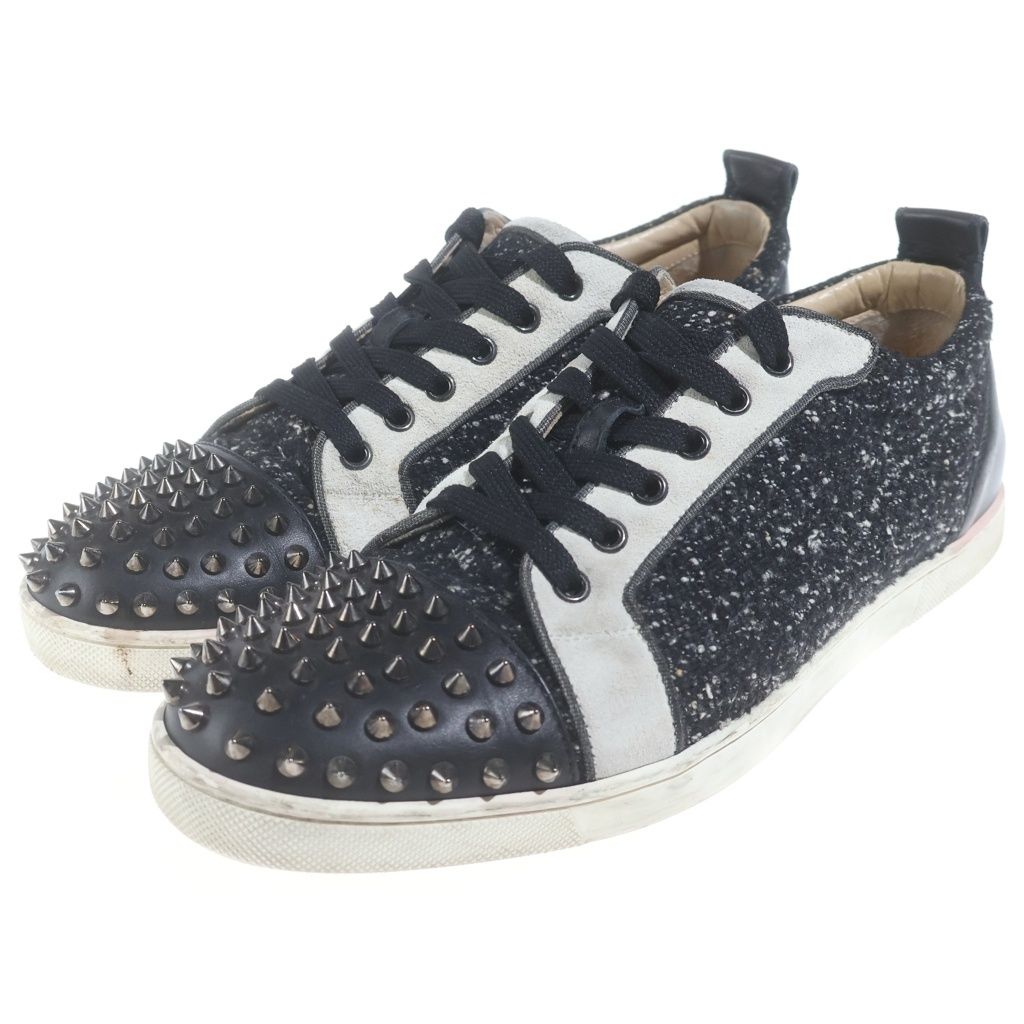 CHRISTIAN LOUBOUTIN (クリスチャンルブタン) ツイードコンビスタッズ