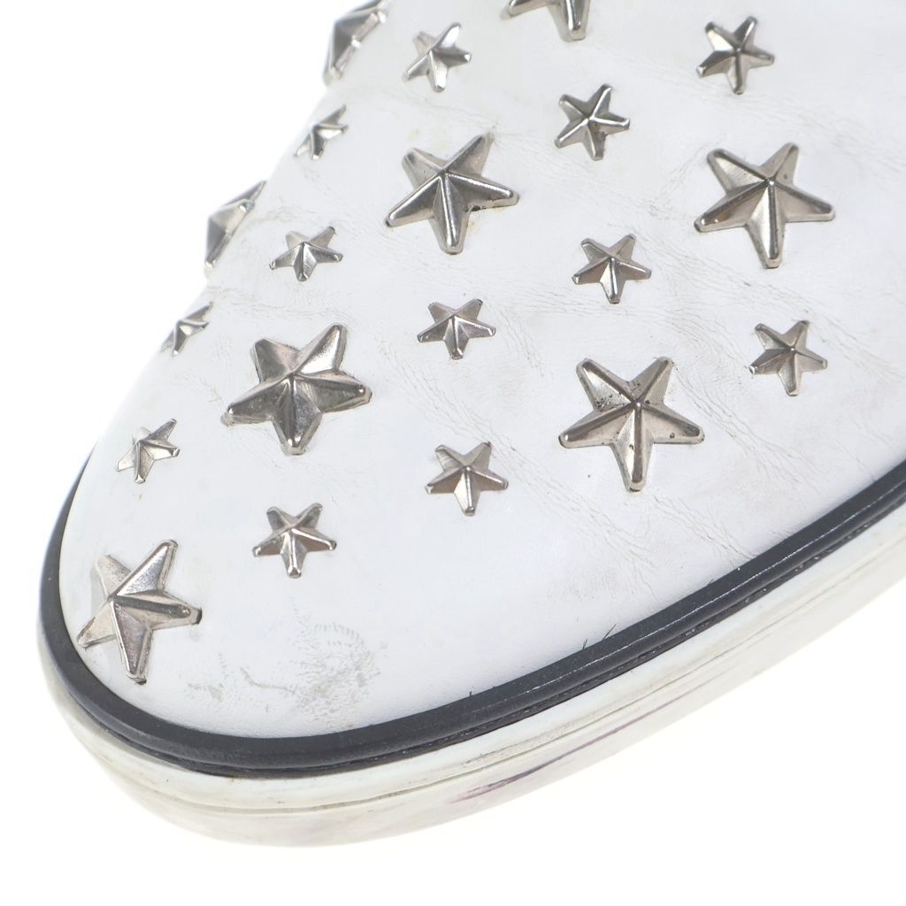 JIMMY CHOO (ジミーチュウ) スタースタッズスリッポン フラット
