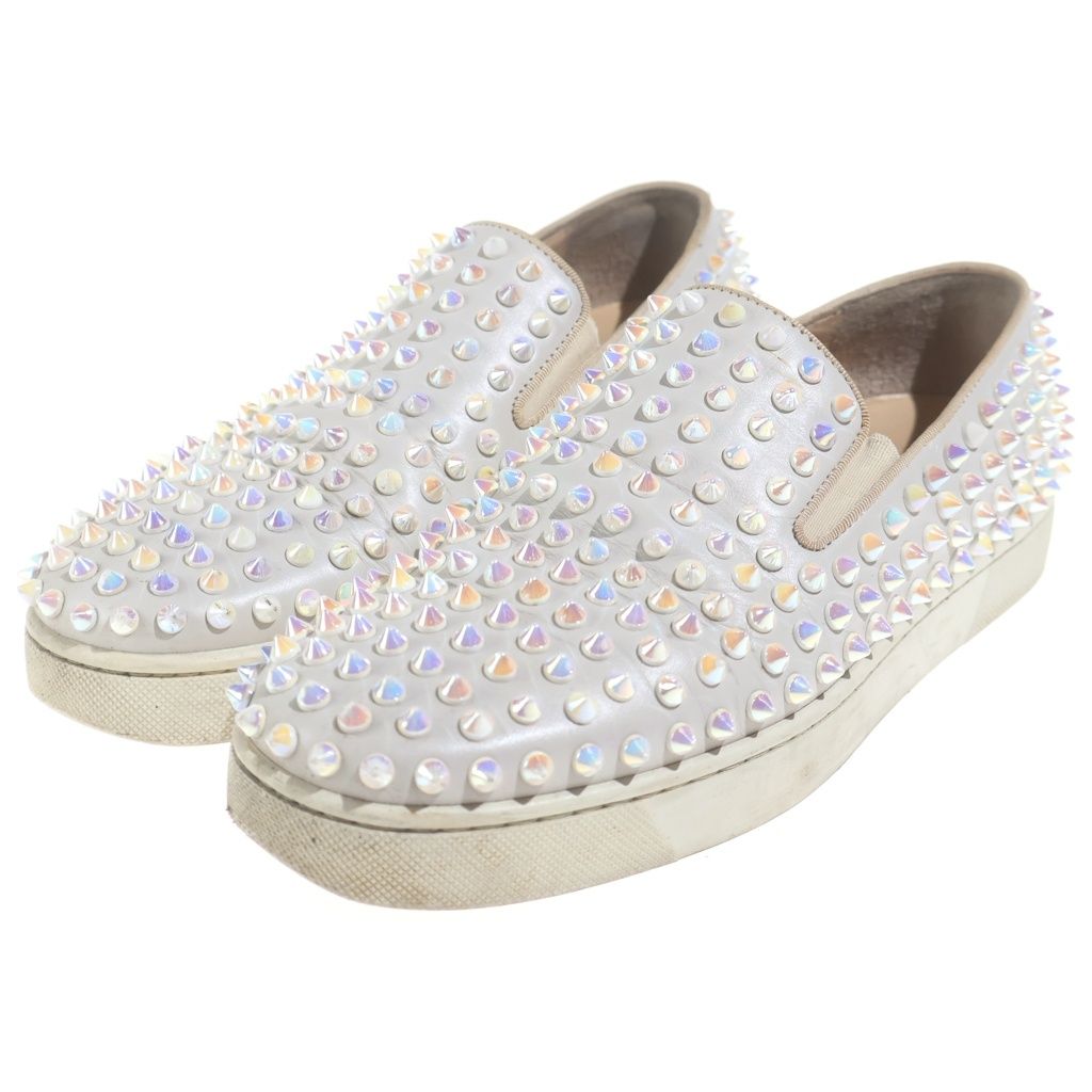 CHRISTIAN LOUBOUTIN (クリスチャンルブタン) スパイクスタッズ レザー 