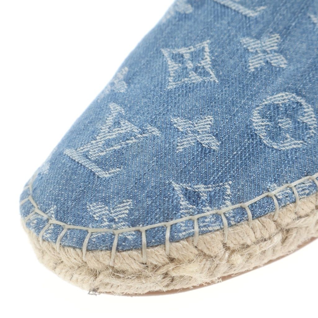 LOUIS VUITTON (ルイヴィトン) モノグラムデニム エスパドリーユ