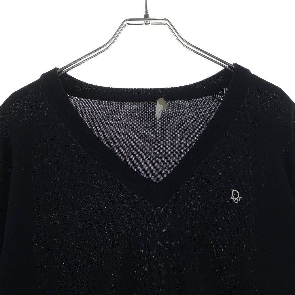 Dior HOMME (ディオールオム) 04AW エディ期 CDロゴ刺繍 Vネック