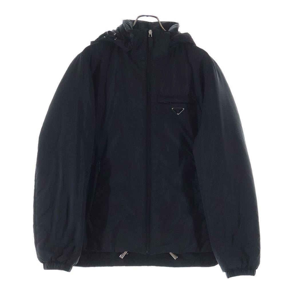 PRADA (プラダ) トライアングルロゴ ダウンジャケット ブラック SGN955 S191 1WQ9