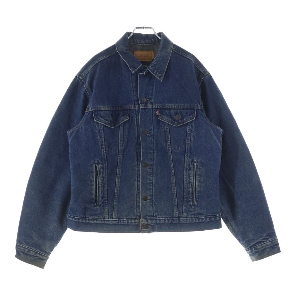 Levi's (リーバイス) 90S VINTAGE 71506-0316 ヴィンテージ ボタン裏刻印527 USA製 裏地ブランケット デニムトラッカージャケット インディゴ