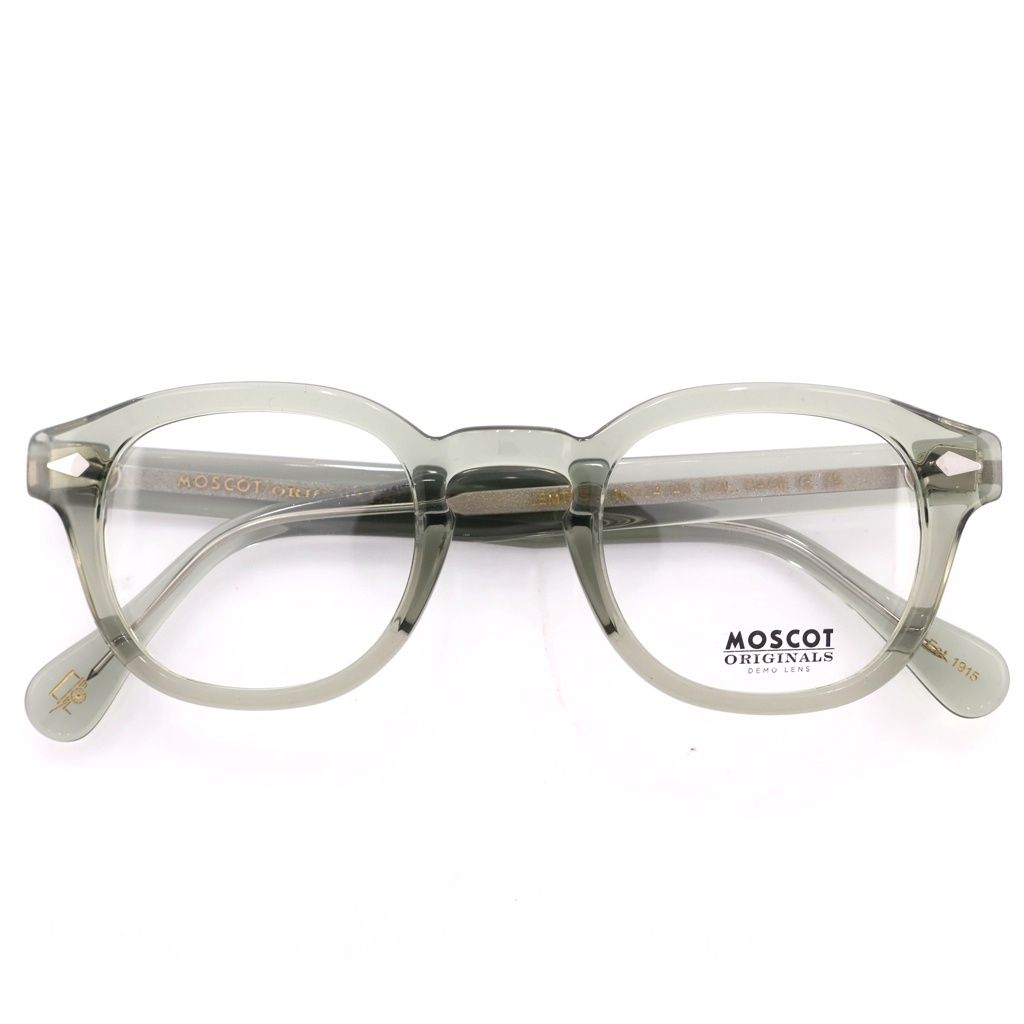 MOSCOT モスコット LEMTOSH レムトッシュ ウェリントンフレーム クリア サングラス メガネ グレー MOSCOT (モスコット) LEMTOSH レムトッシュ ウェリントンフレーム