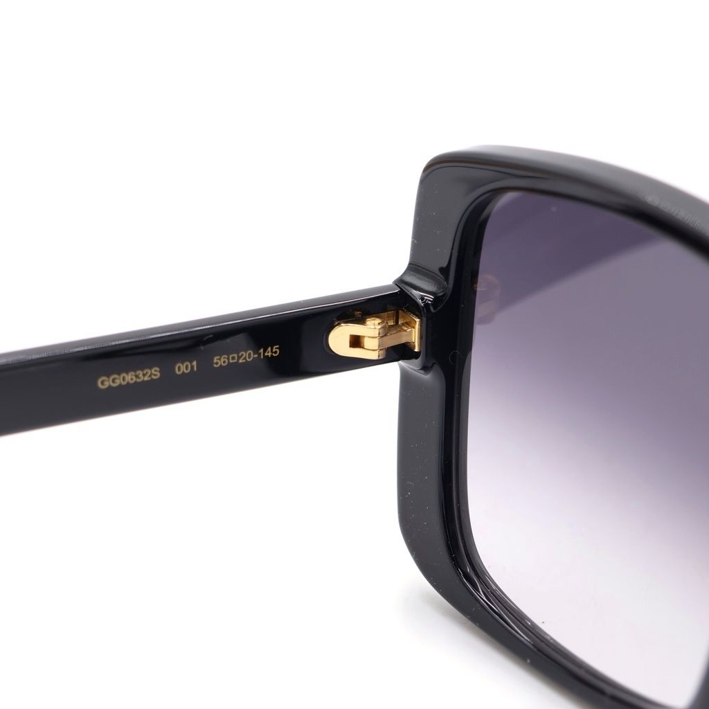 GUCCI (グッチ) GG0632S スクエアフレーム GGロゴテンプル カラー