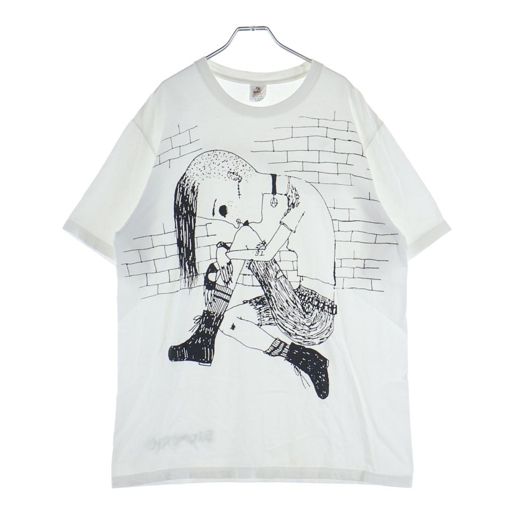 SUPREME (シュプリーム) 25AW ×Ys BY YOHJI YAMAMOTO Thinker S/S Tee ワイズ バイ ヨウジヤマモト シンカープリント クルーネック半袖カットソーTシャツ ホワイト