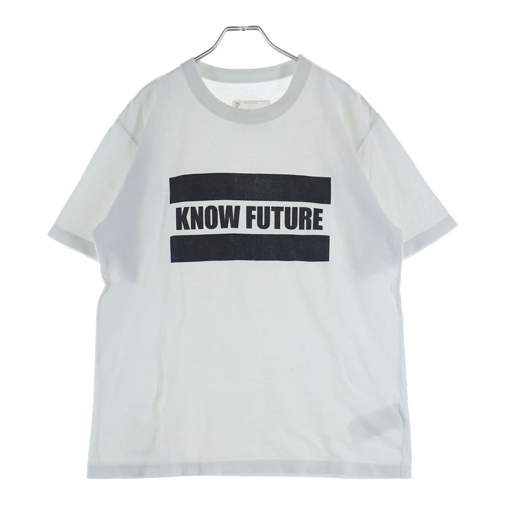 Sacai (サカイ) KNOW FUTURE プリント 半袖Tシャツ カットソー 24