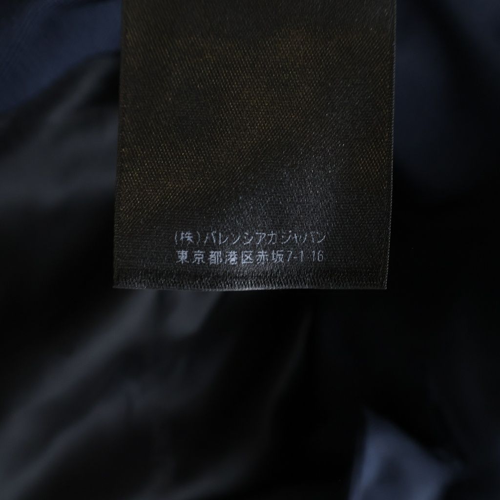 BALENCIAGA (バレンシアガ) Navy Oversized Single Jacket ネイビー