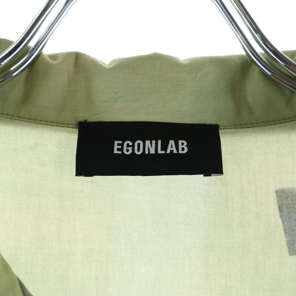 Egon Lab. エゴンラボ Egonimati summer shirt エゴニマティ サマー 半袖シャツ グリーン Egon Lab. (エゴンラボ) Egonimati summer shirt エゴニマティ サマー