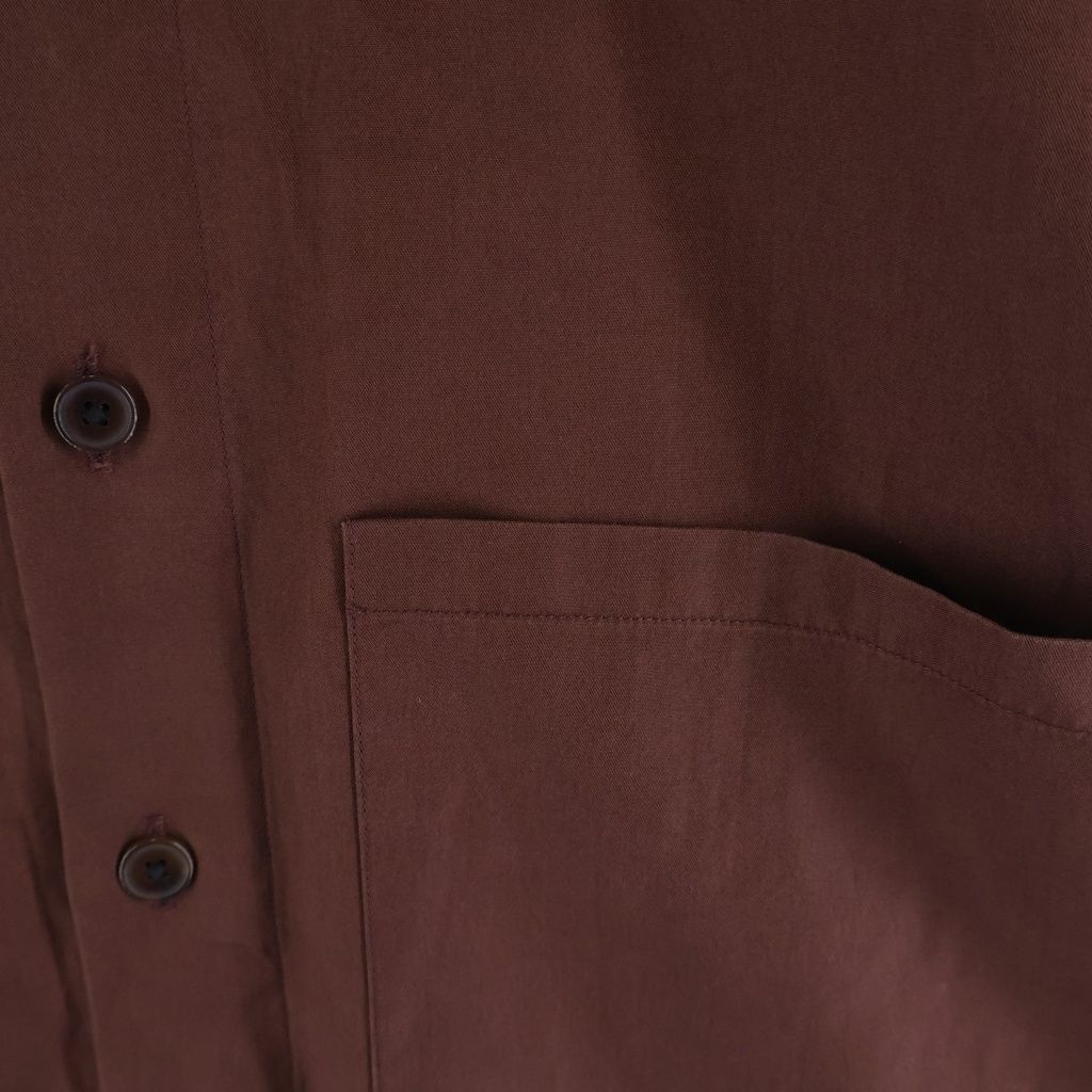 AURALEE (オーラリー) WASHED FINX TWILL BIG SHIRTS ウォッシュド