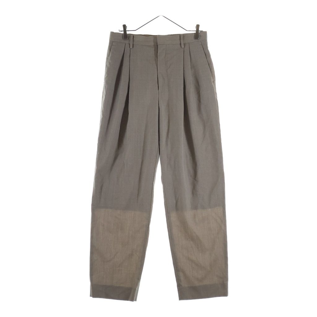 AURALEE (オーラリー) 21SS WASHABLE WOOL TROPIC ウォッシャブル トロピカルクロス ウール パンツ ベージュ A21SP02WH