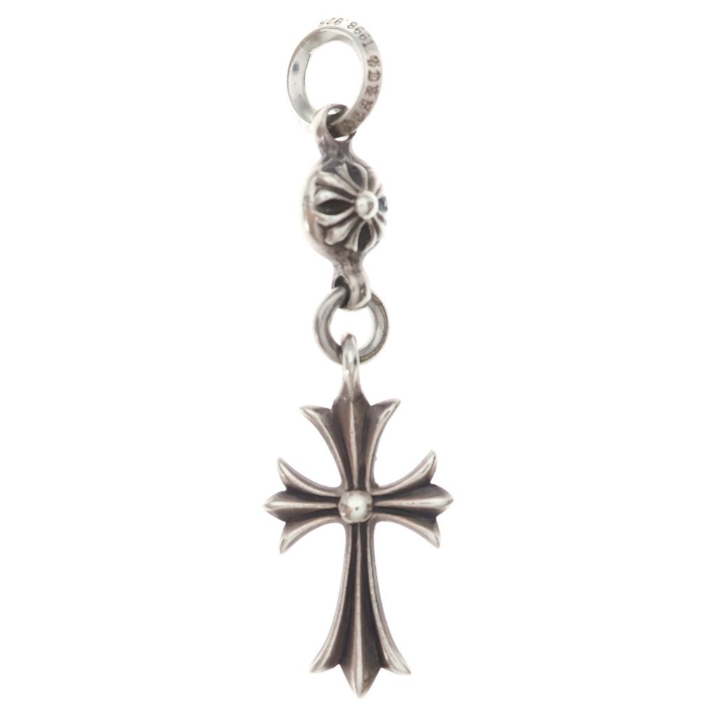 CHROME HEARTS (クロムハーツ) 1B TNY CH CRS 1ボール タイニー CHクロス チャーム ペンダントトップ シルバー BCA197