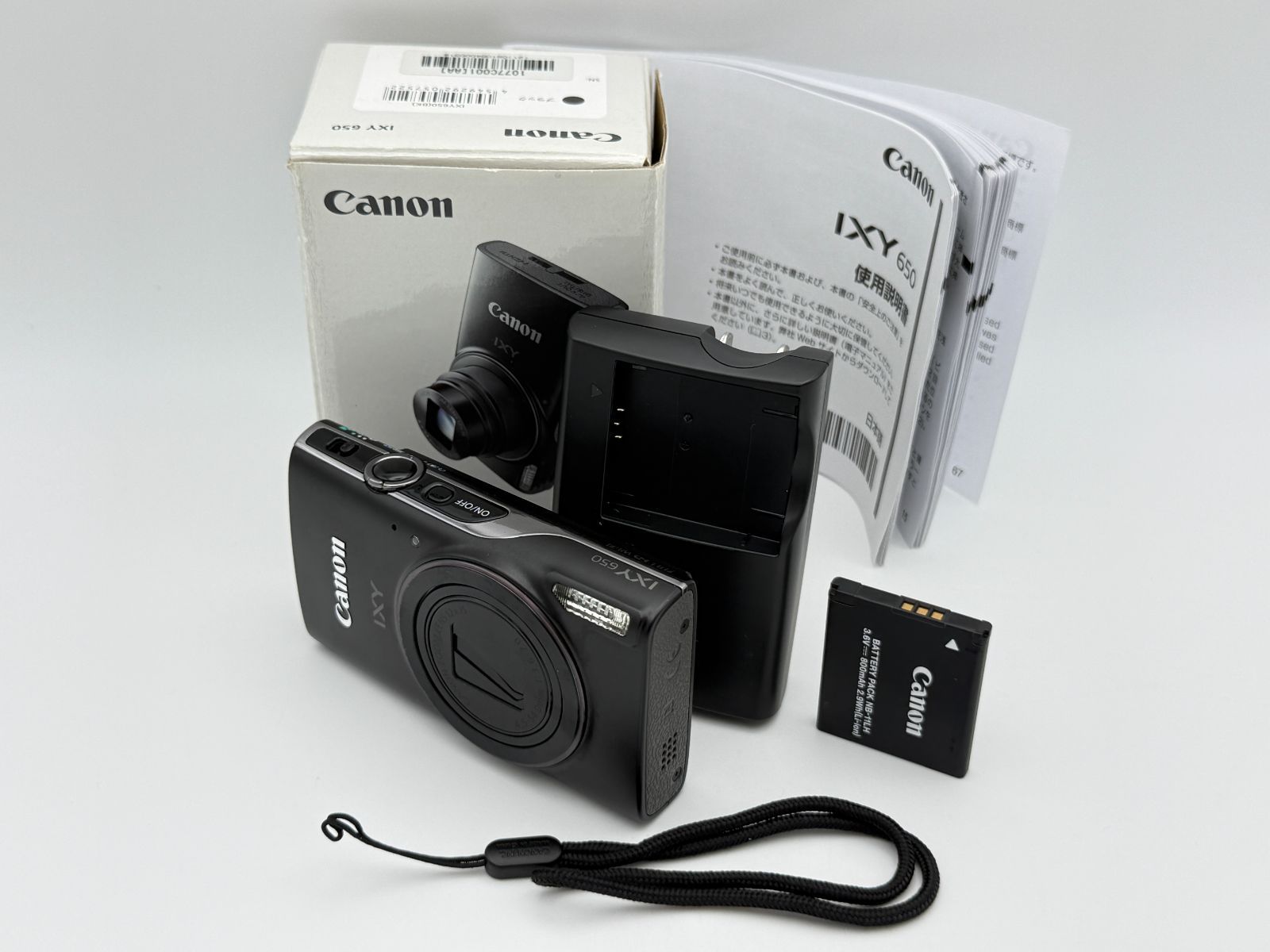 【良品】CANON IXY 650 ブラック キャノン イクシー デジタルカメラ 光学12倍ズーム/Wi-Fi対応 29,120円