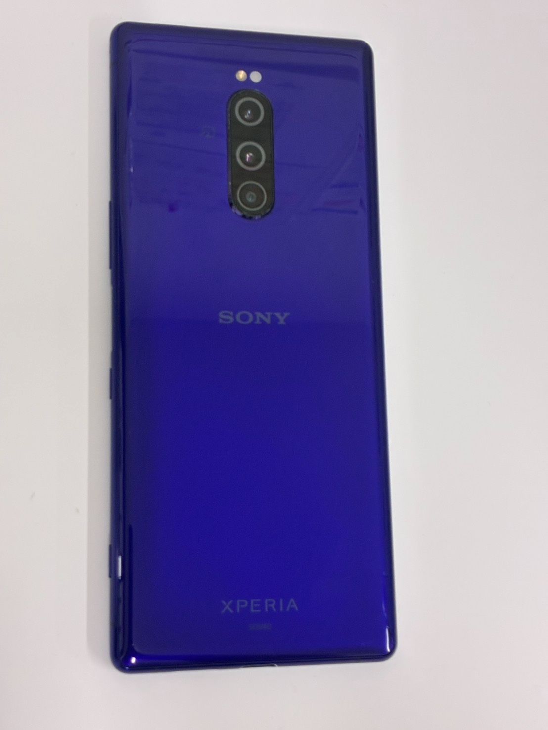 Xperia 1 SOV40 パープル SIMフリー 良好 - メルカリ