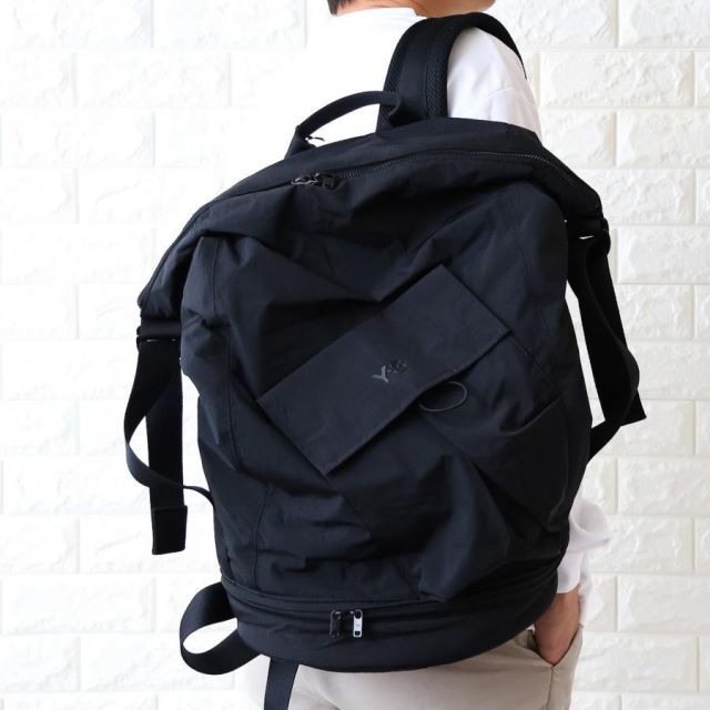 Y-3  バックパック　黒 並行輸入品】Y-3 Y3 ワイスリー リュック メンズ ブラック 黒 adidas