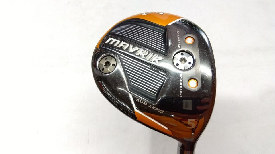 キャロウェイ　MAVRIK SUB ZERO US　18度　KUROKAGE　Silver　60G　Sフレックス　フェアウェイウッド　中古　ゴルフドゥ！松前R56店【最短即日発送】