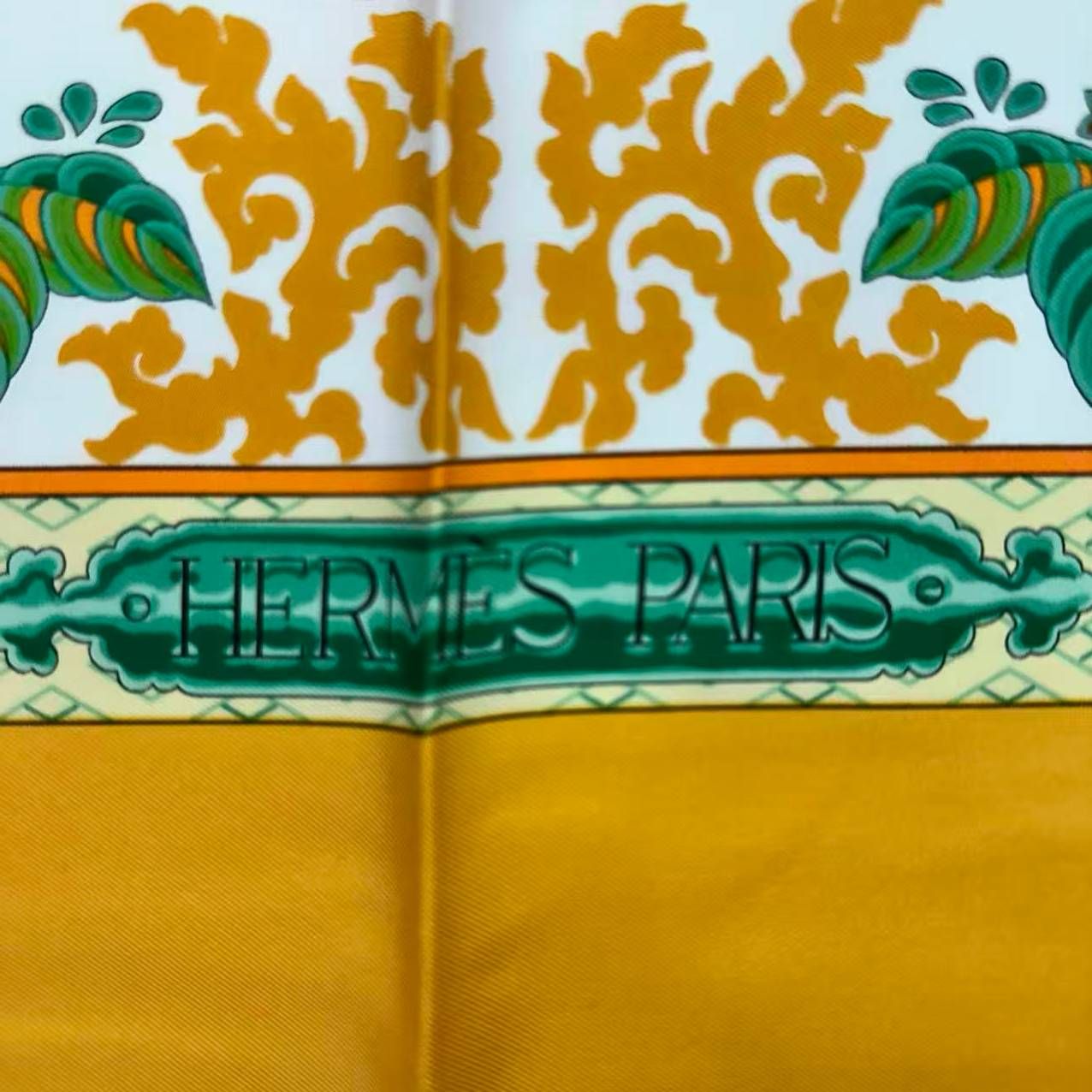 レア 新品同様 HERMES エルメス カレ90 NIKKO 日光東照宮 シルク