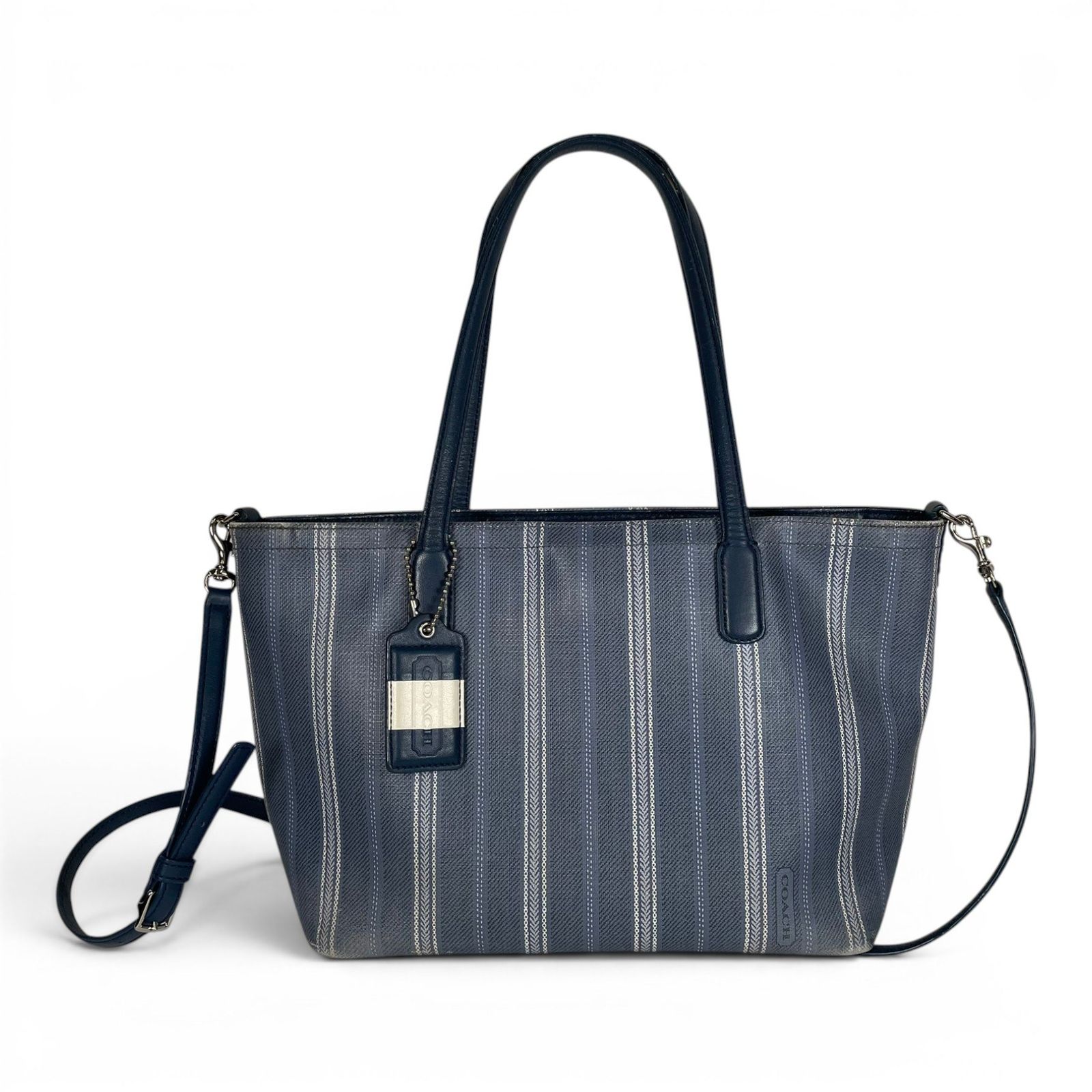 COACH コーチ トートバッグ レガシー ウィークエンド ストライプ COACH 