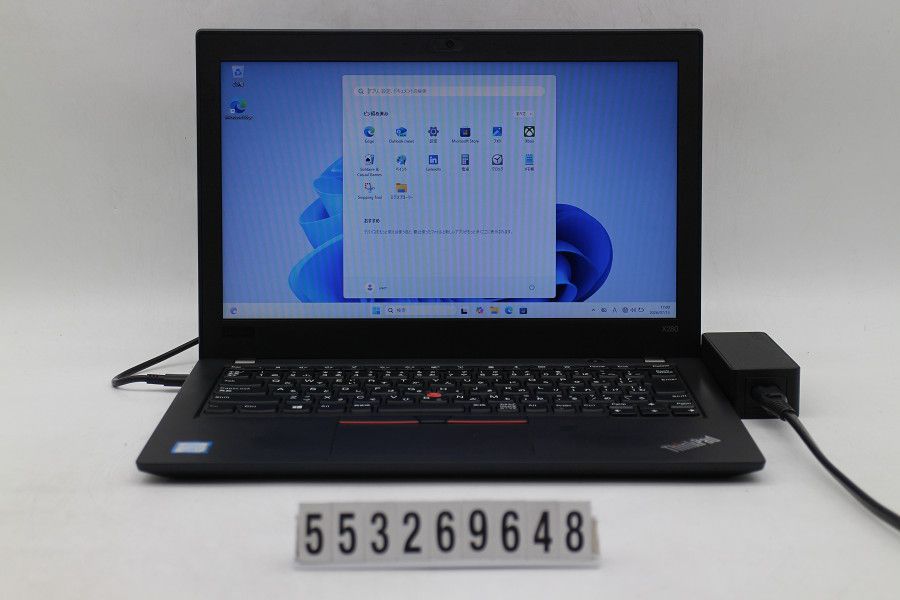 Lenovo ThinkPad X280 Core i3 8130U 2.2GHz/8GB/256GB(SSD)/12.5W/FWXGA(1366x768)/Win11 【553269648】 16,660円