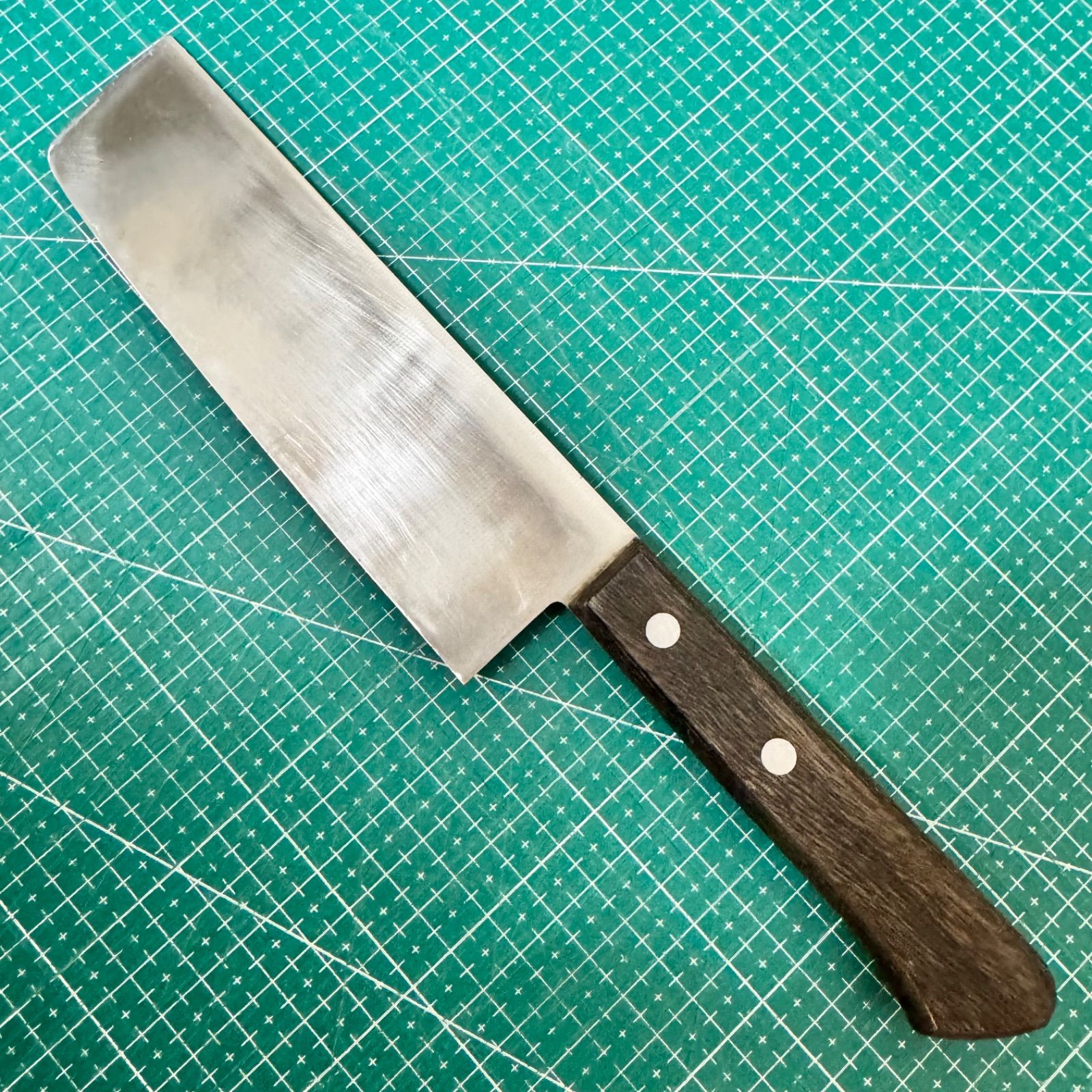 源心宗☆菜切り包丁☆165mm☆ステンレス☆全鋼☆片刃☆木製柄☆和包丁