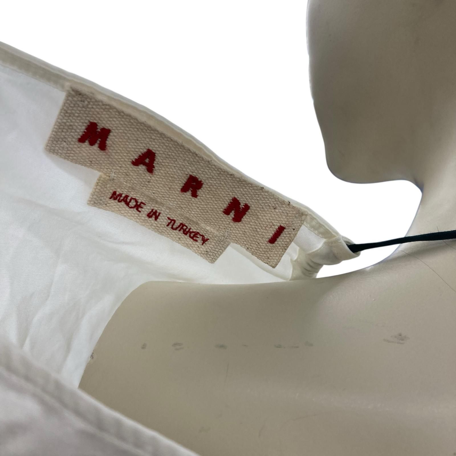 186000 MARNI マルニ チュニック ホワイト ブラウス サイズ38
