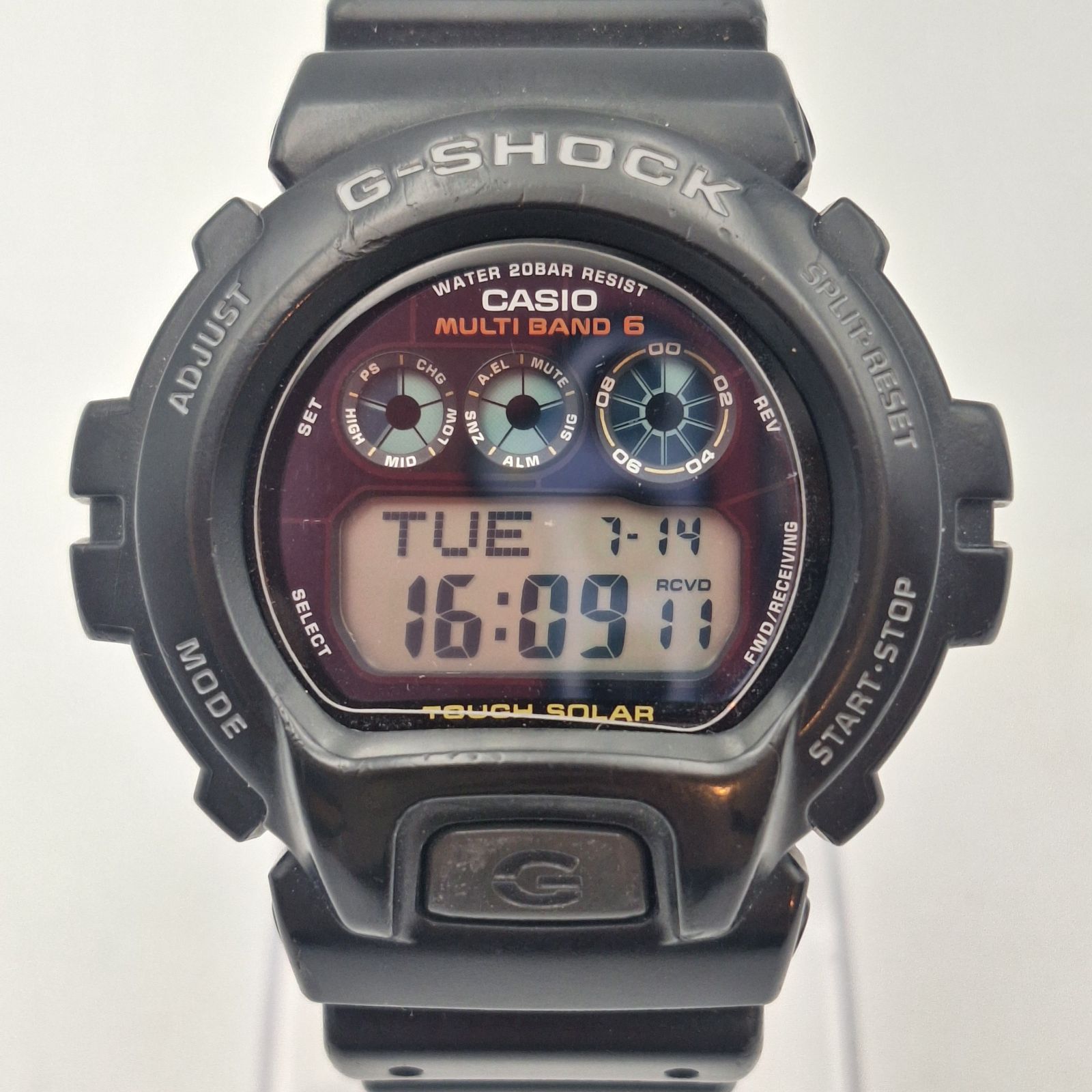 CASIO G-SHOCK（GW-6900電波ソーラー）腕時計　中古品87 CASIO G-SHOCK 電波ソーラー GW-6900 カシオ Gショック 腕時計 稼働