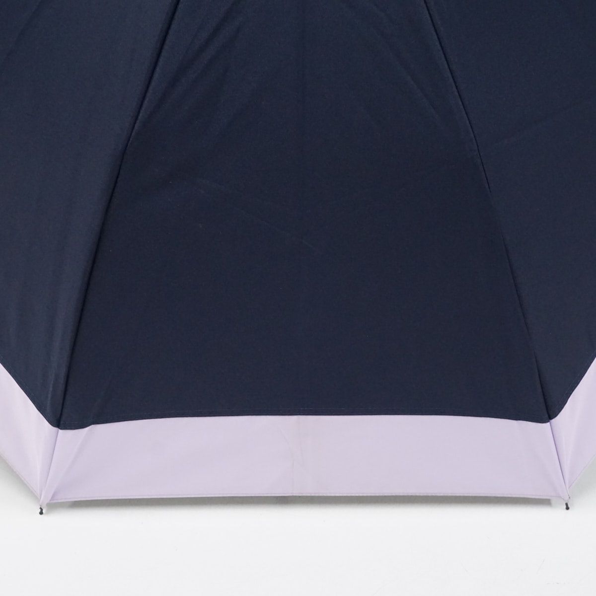 完全遮光折日傘 芦屋ロサブラン USED品 2段折 コンビ ネイビー