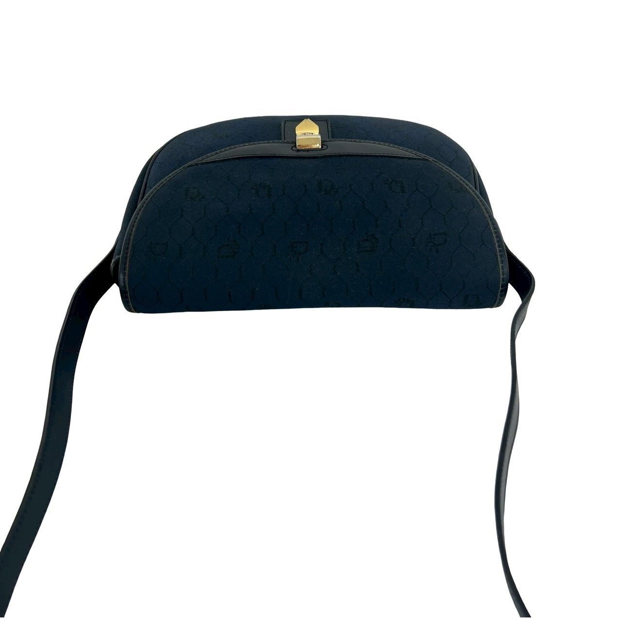 極 美品 Christian Dior ディオール ハニカム 柄 ロゴ レザー 本革