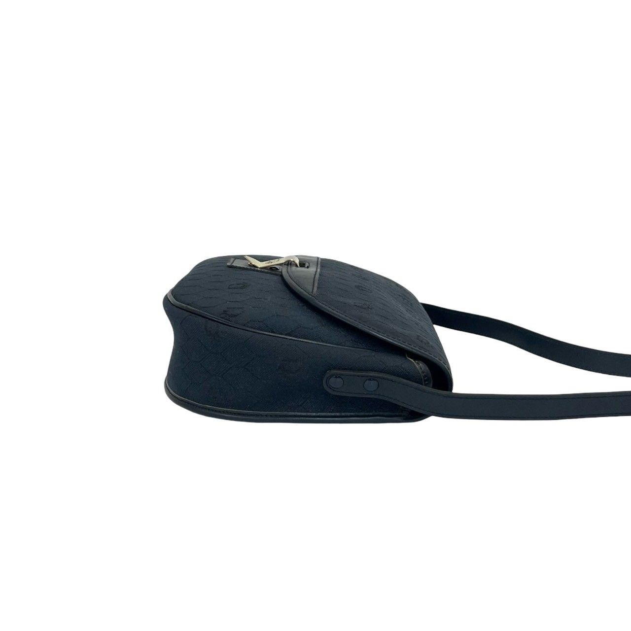 極 美品 Christian Dior ディオール ハニカム 柄 ロゴ レザー 本革