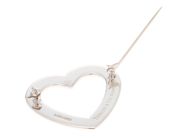 TIFFANY&Co. ティファニー メナードハートブローチ ブローチ シルバー
